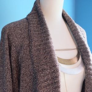 {Chico’s} Brown and Gold Cardigan